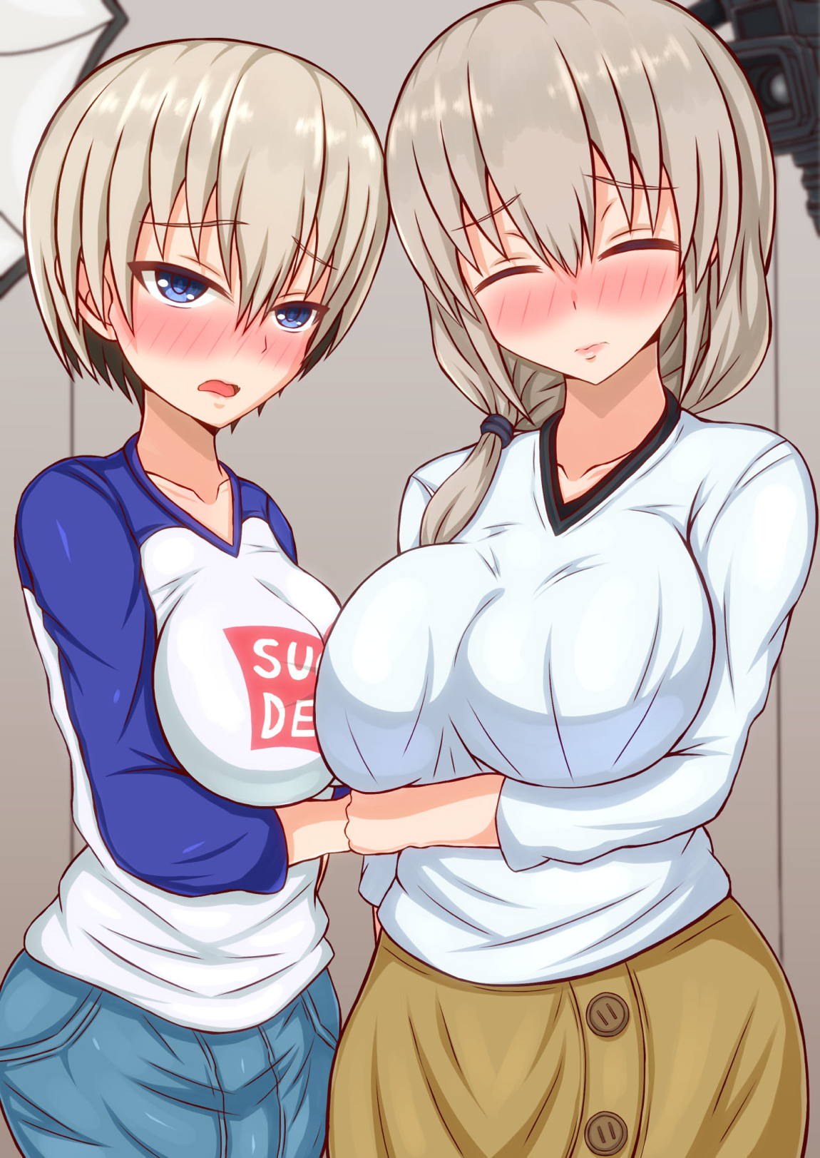 爆乳母娘撮影会～画面越しに見せつけられる二人の痴態～ 179ページ