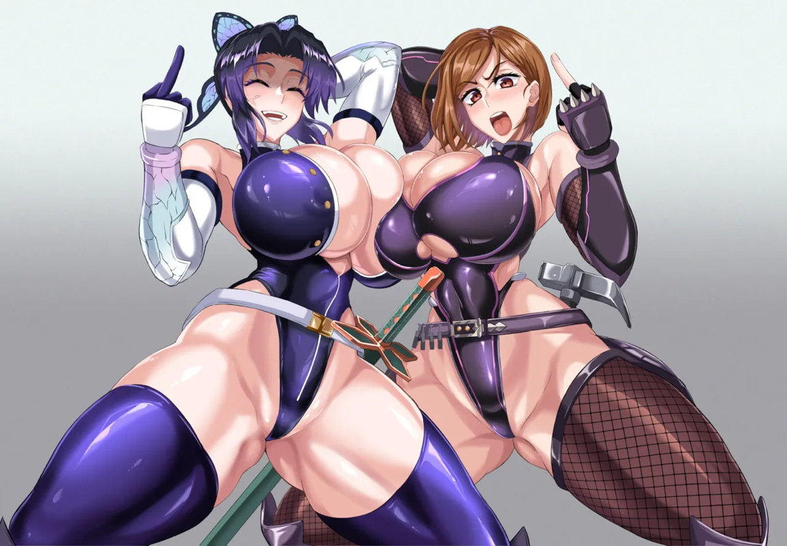 対鬼忍シノブ＆対呪忍ノバラ 8ページ