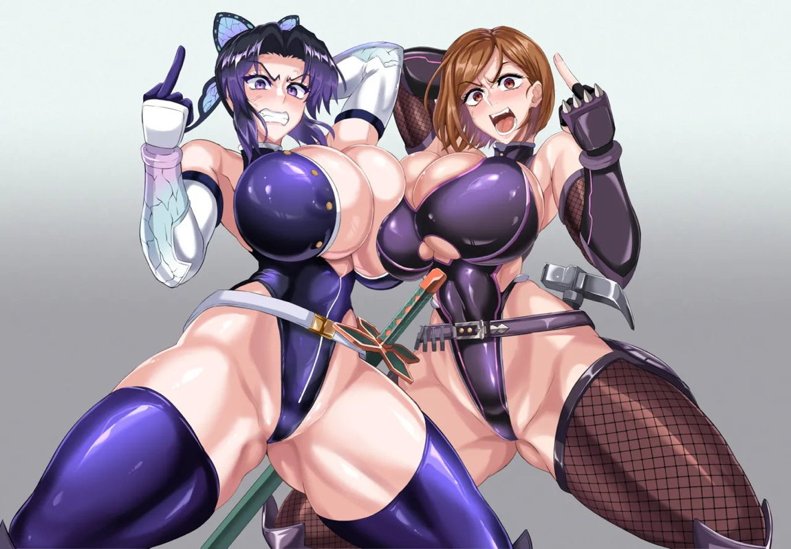 対鬼忍シノブ＆対呪忍ノバラ 9ページ