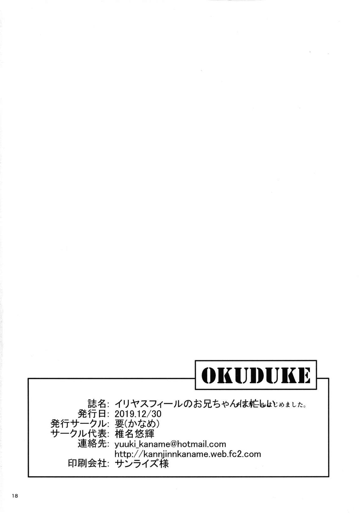 イリヤスフィールのお兄ちゃんは忙しい 18ページ