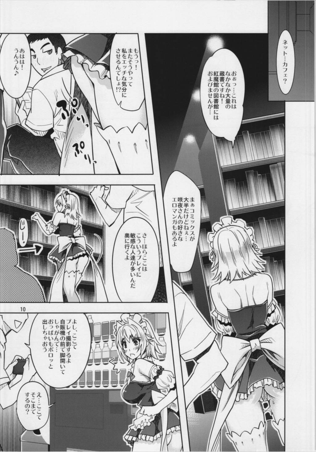 咲夜エキシビジョン!貴方の街で露出デート 9ページ
