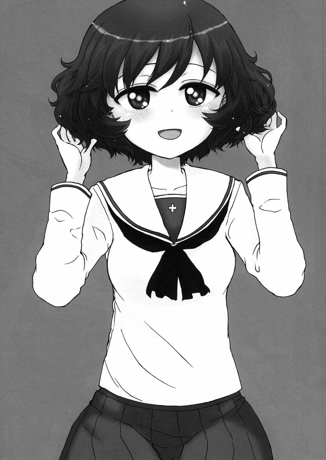 優花里の頭をわしゃわしゃする本 3ページ