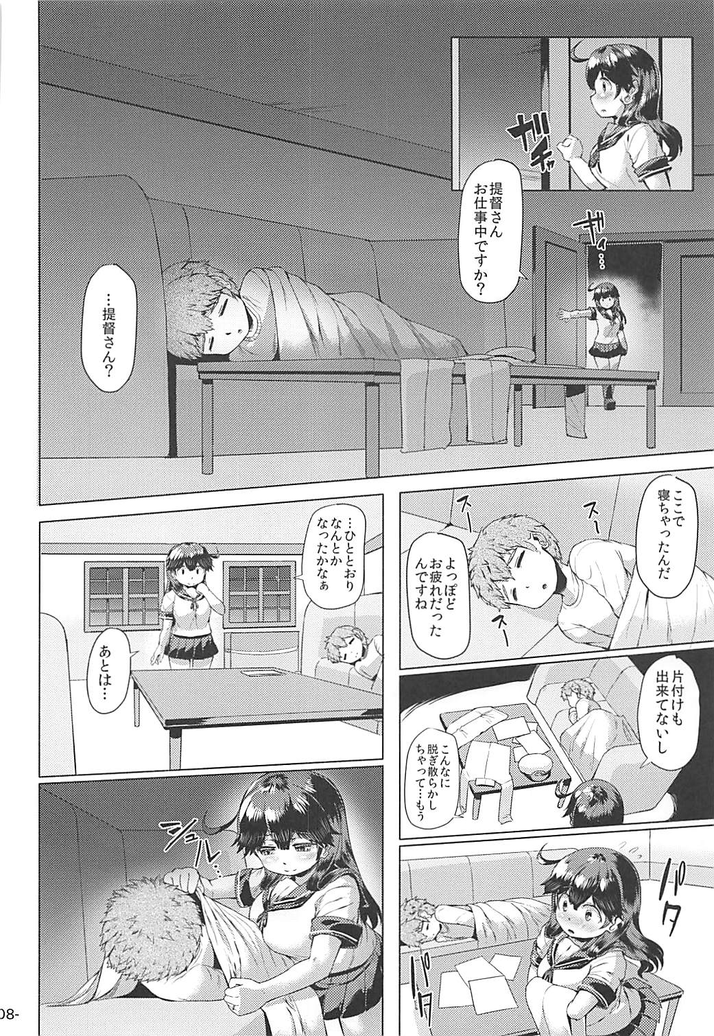 秘書艦潮は独りで寝れず。 7ページ
