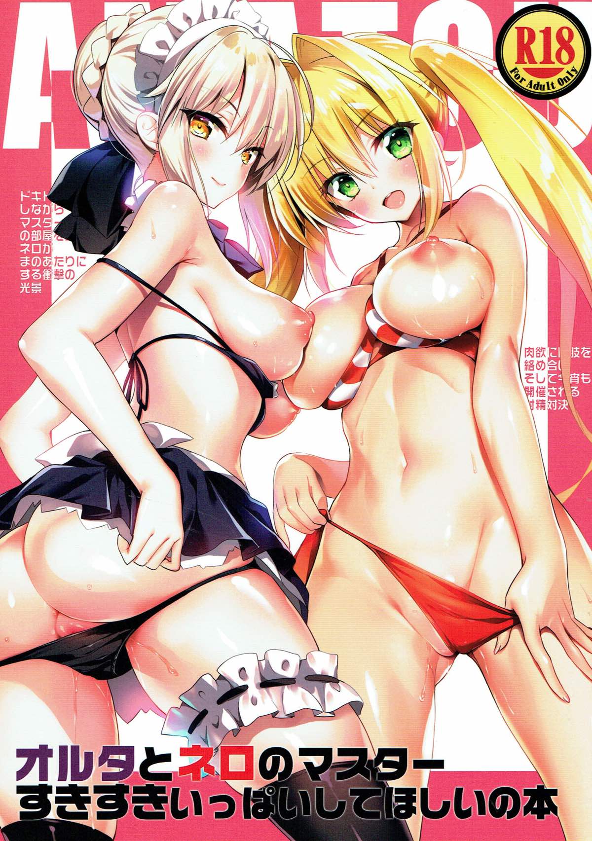 AMATOU-04オルタとネロのマスターすきすきいっぱいしてほしい本 1ページ