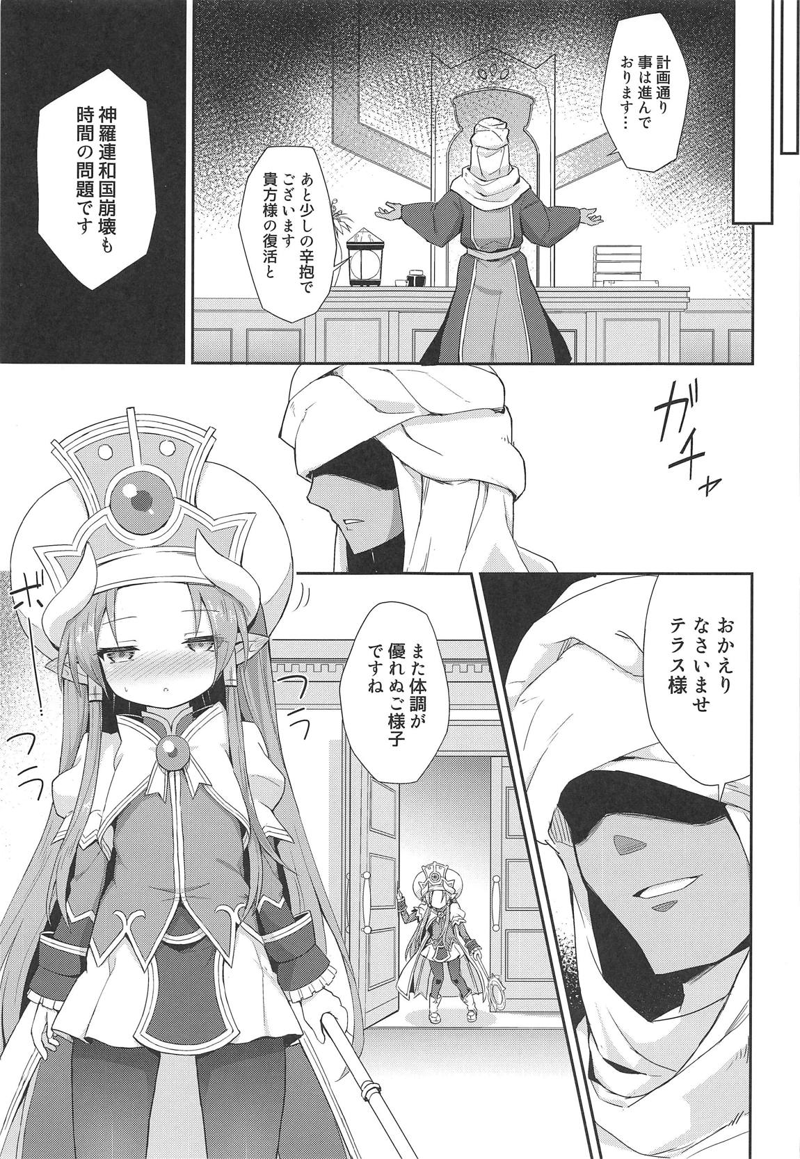 テラスがアレコレされるのを眺める本。 17ページ