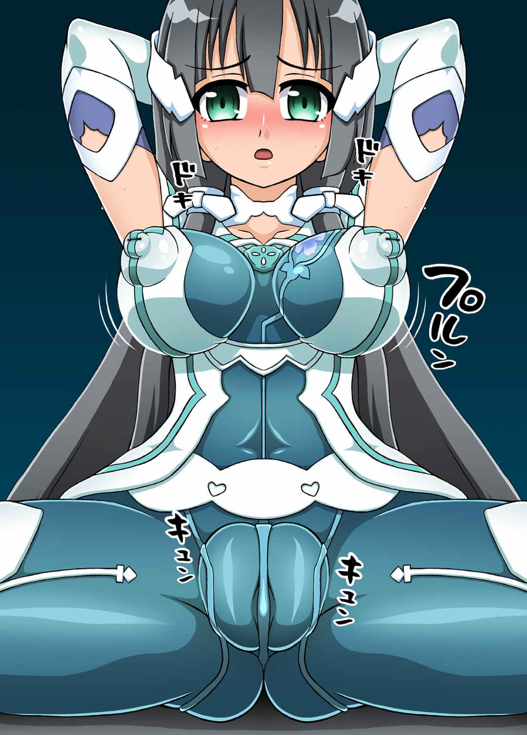 むっちり国防娘黒棒版 2ページ