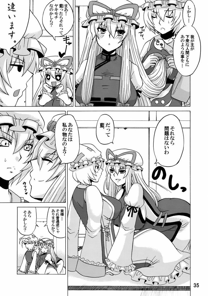 紫奥義・淫乳結界-ハニーバンプ・東方総集編- 34ページ