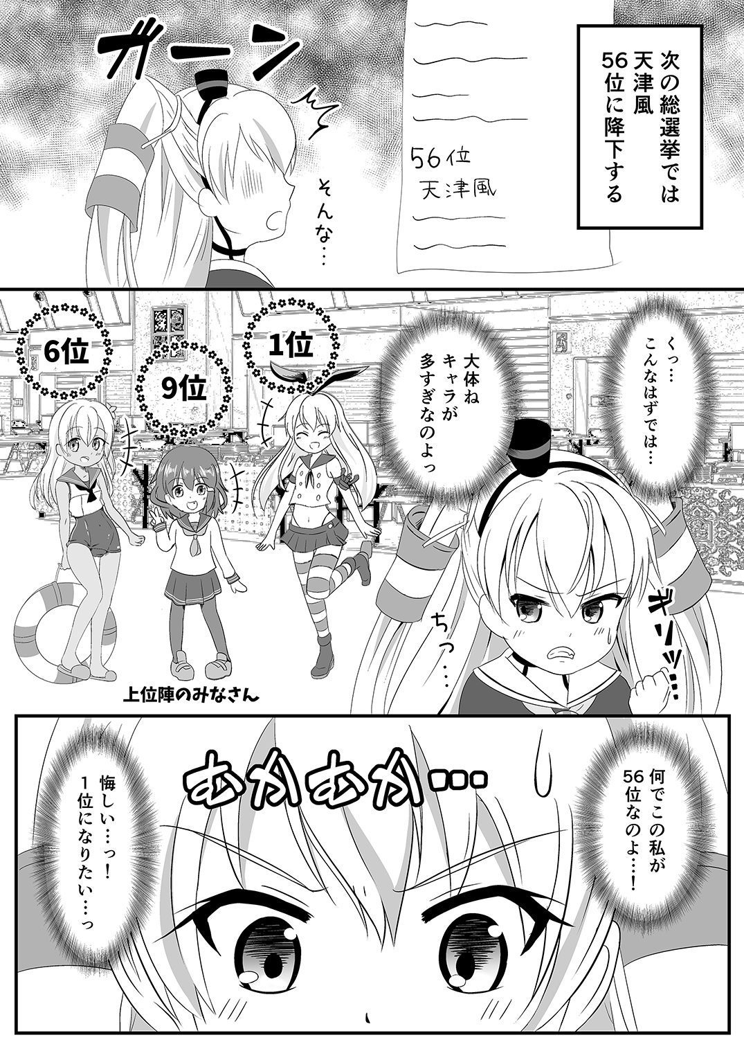 天津風は1位のためなら何でもするもん! 5ページ