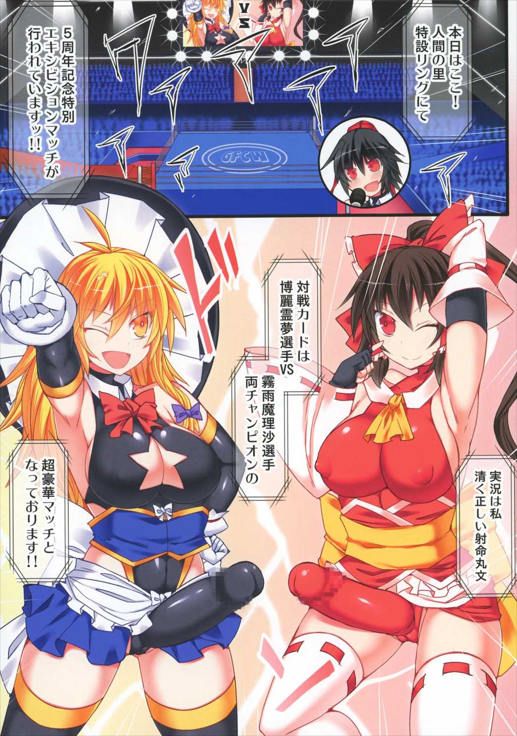 幻想郷フタナリチンポレスリング 5th Anniversary Memorial Book 13ページ