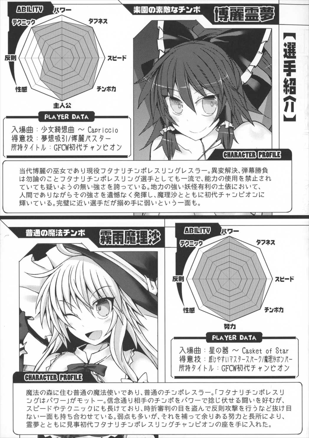 幻想郷フタナリチンポレスリング 5th Anniversary Memorial Book 40ページ