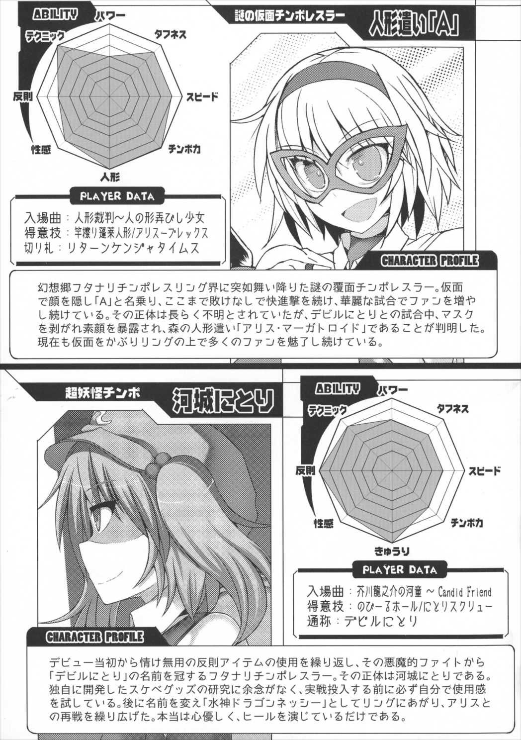 幻想郷フタナリチンポレスリング 5th Anniversary Memorial Book 42ページ