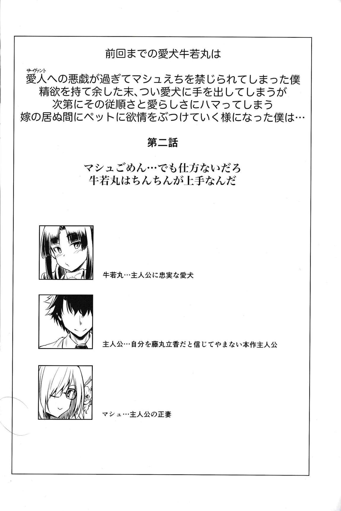 愛犬牛若丸弐 3ページ