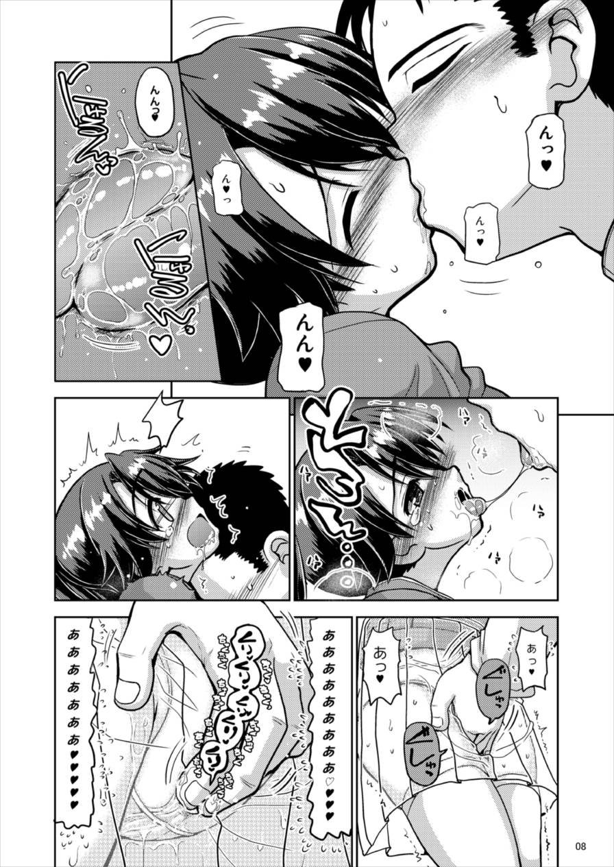 鳳翔さんのスカートがスケスケになってしまった！ 8ページ