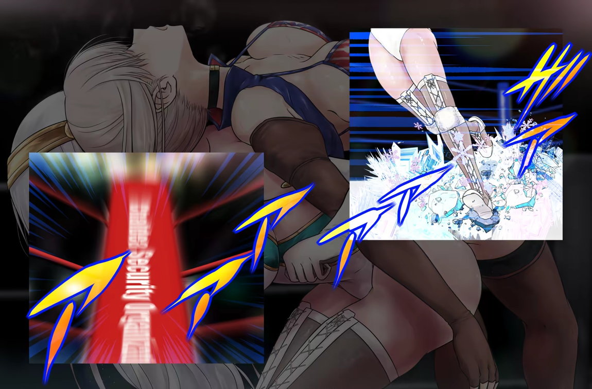 プロレスリング 武蔵VS皇女 性杯争奪戦 94ページ