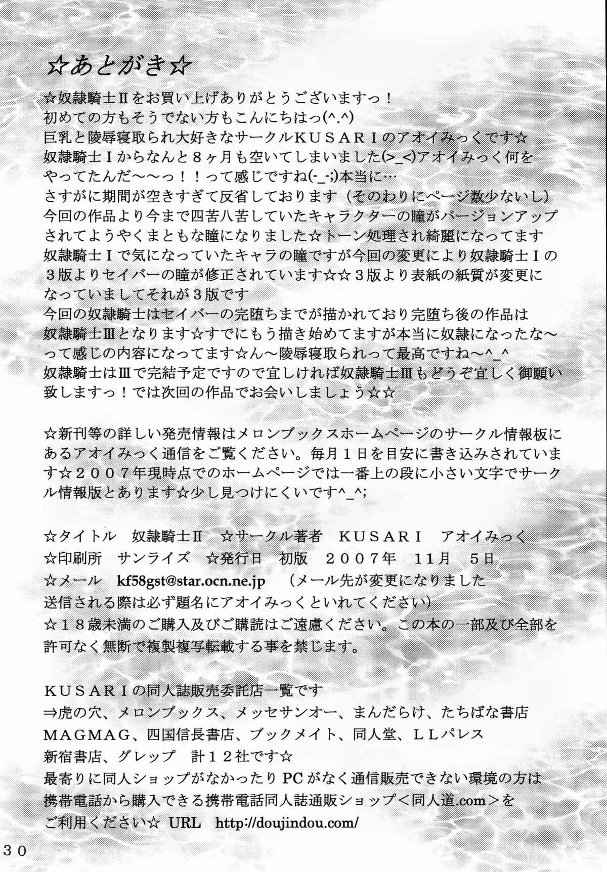 奴隷騎士Ⅱ 29ページ