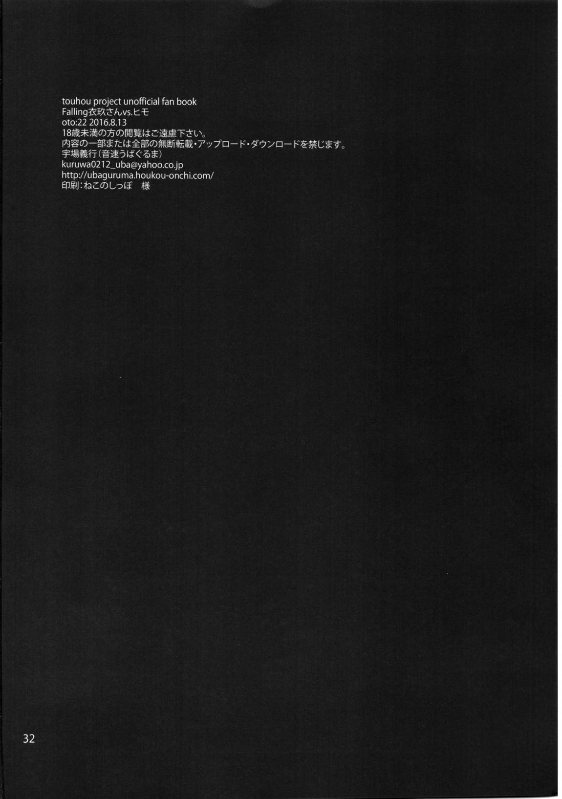 Falling衣玖さんvs.ヒモ 33ページ