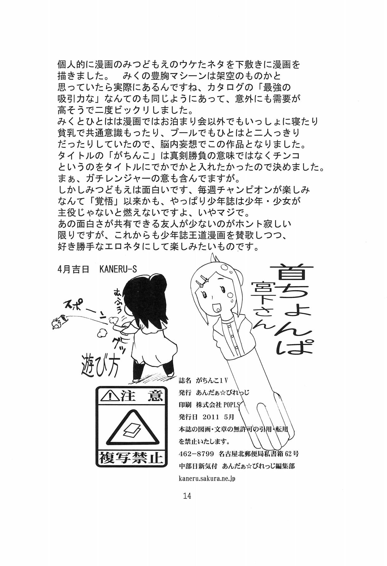 がちんこ1V 13ページ