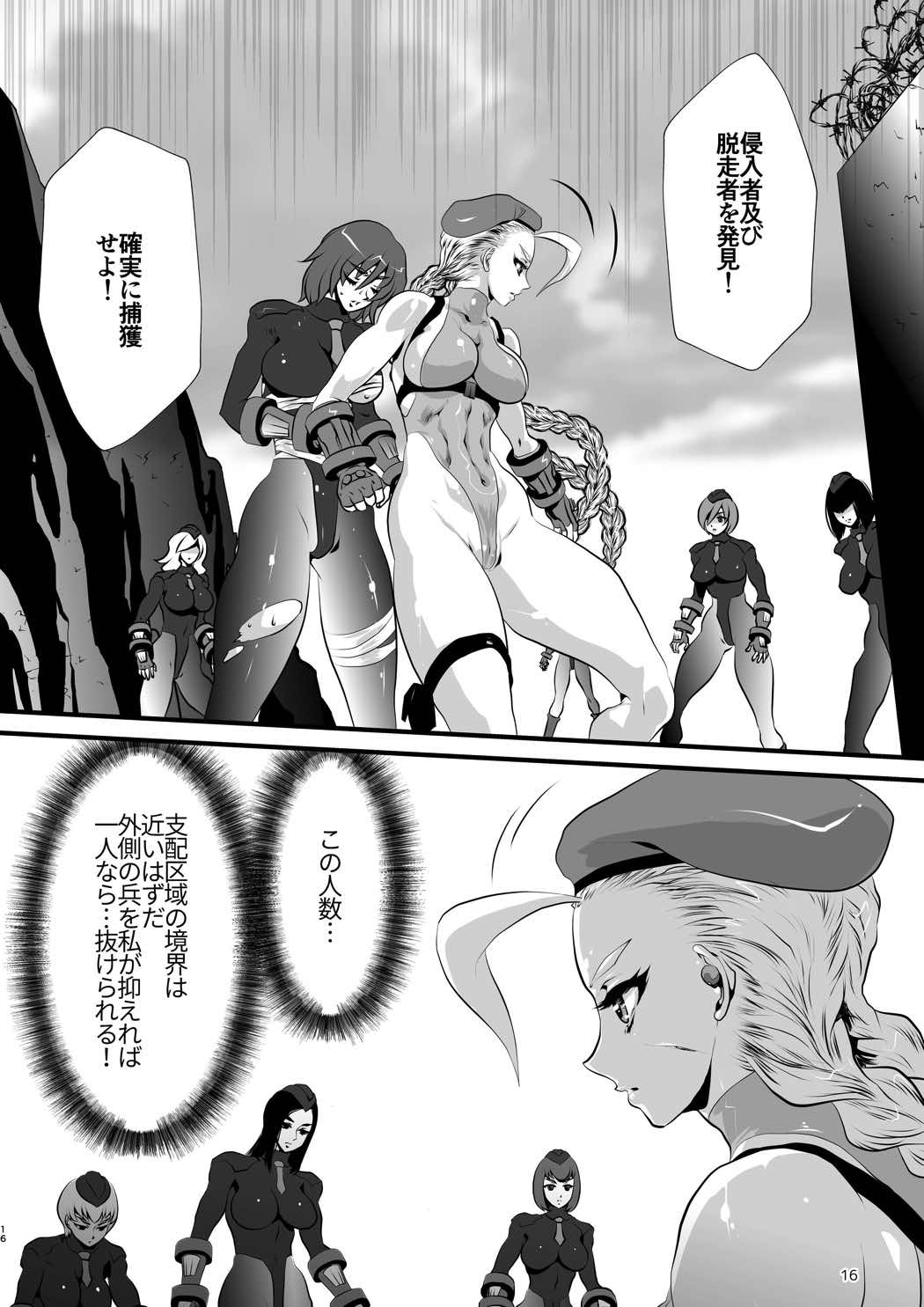 侵入者尋問 16ページ