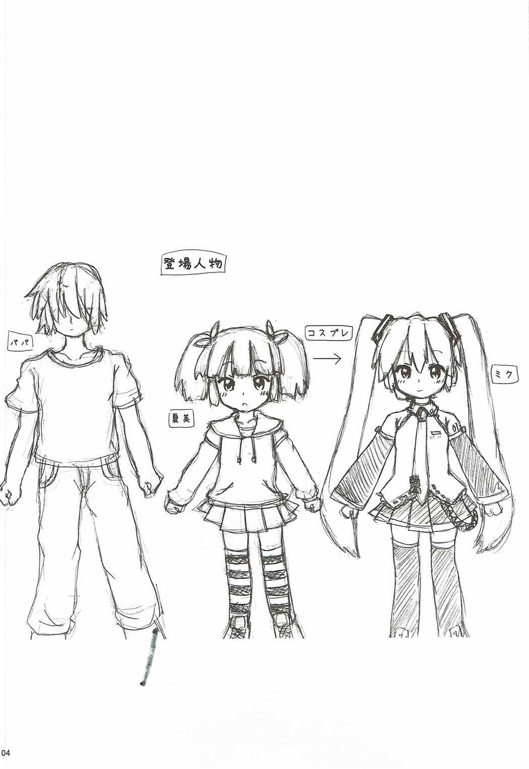 うちの娘は初音ミク 3ページ