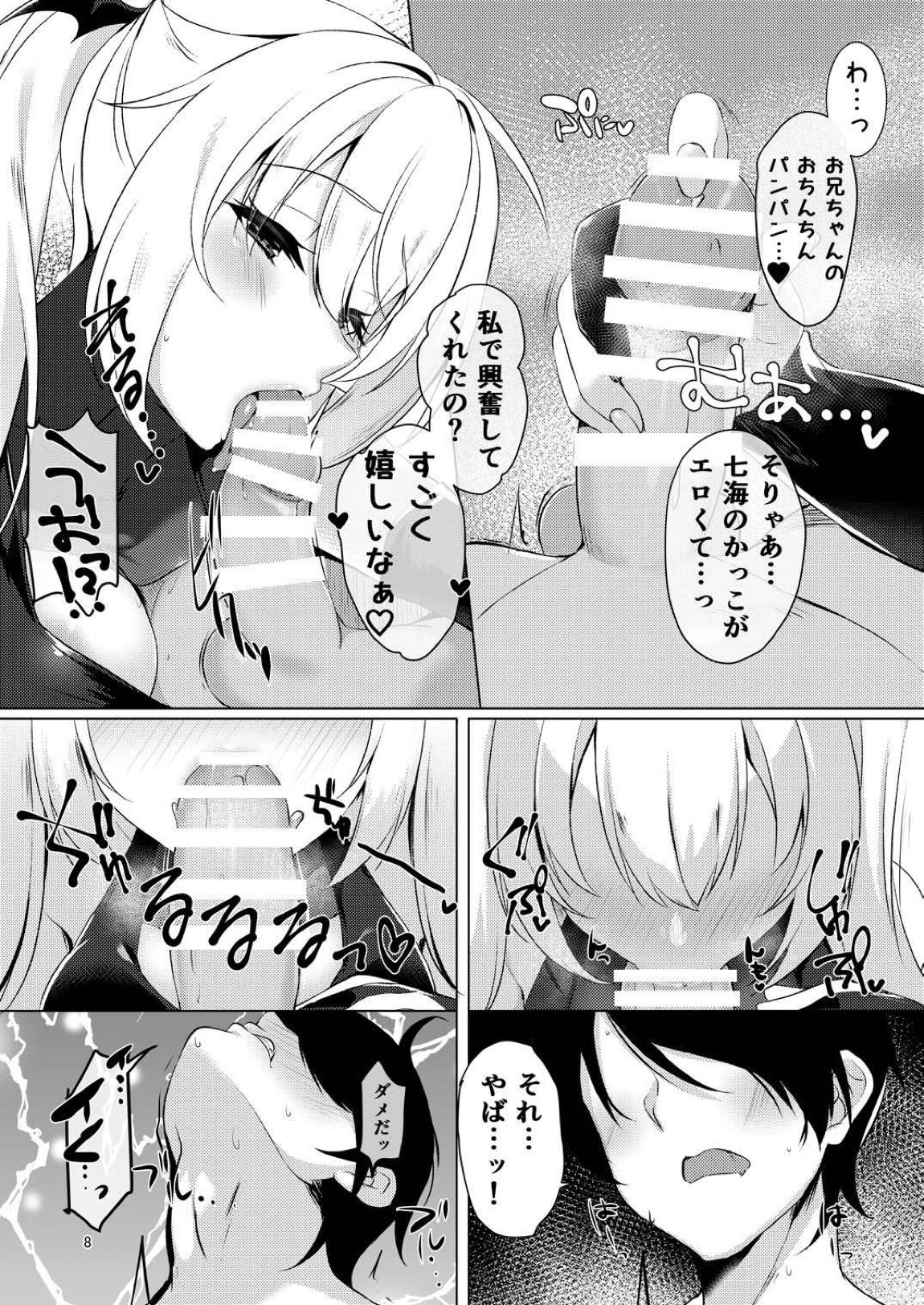 サキュバス(コス)の七海に搾り取られる話 7ページ